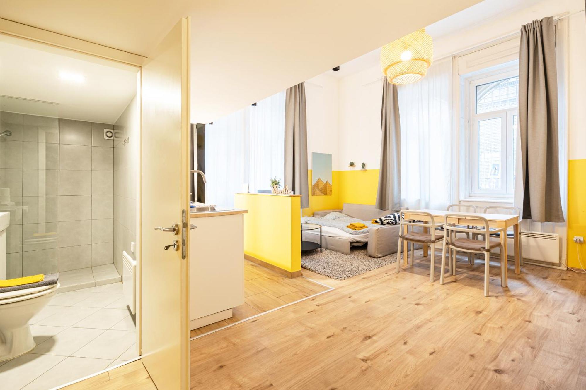 Charming Studio In The Heart Of The Jewish Quarter W41 Yellow Budapesta Exterior foto