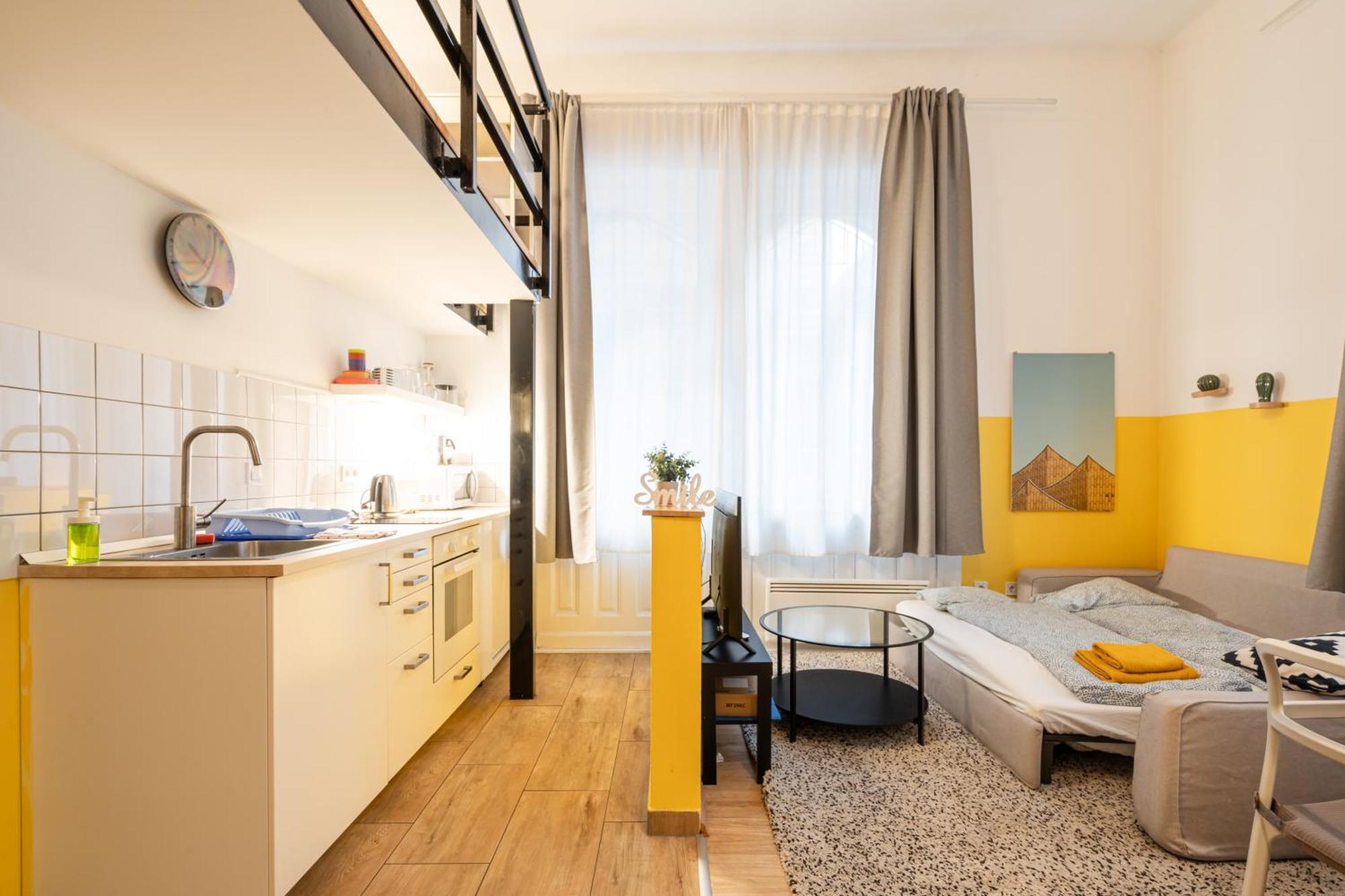 Charming Studio In The Heart Of The Jewish Quarter W41 Yellow Budapesta Exterior foto